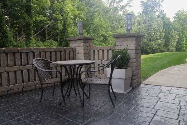 Stamped Concrete Patio Installation in Thousand Oaks